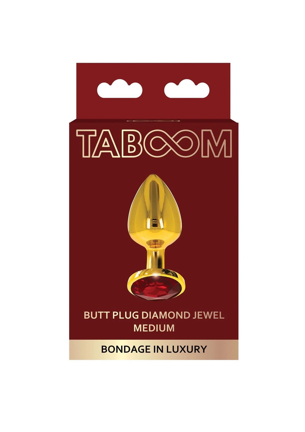 Plug anal – com joia, dourado 30-17168-X-GOLD | Taboom