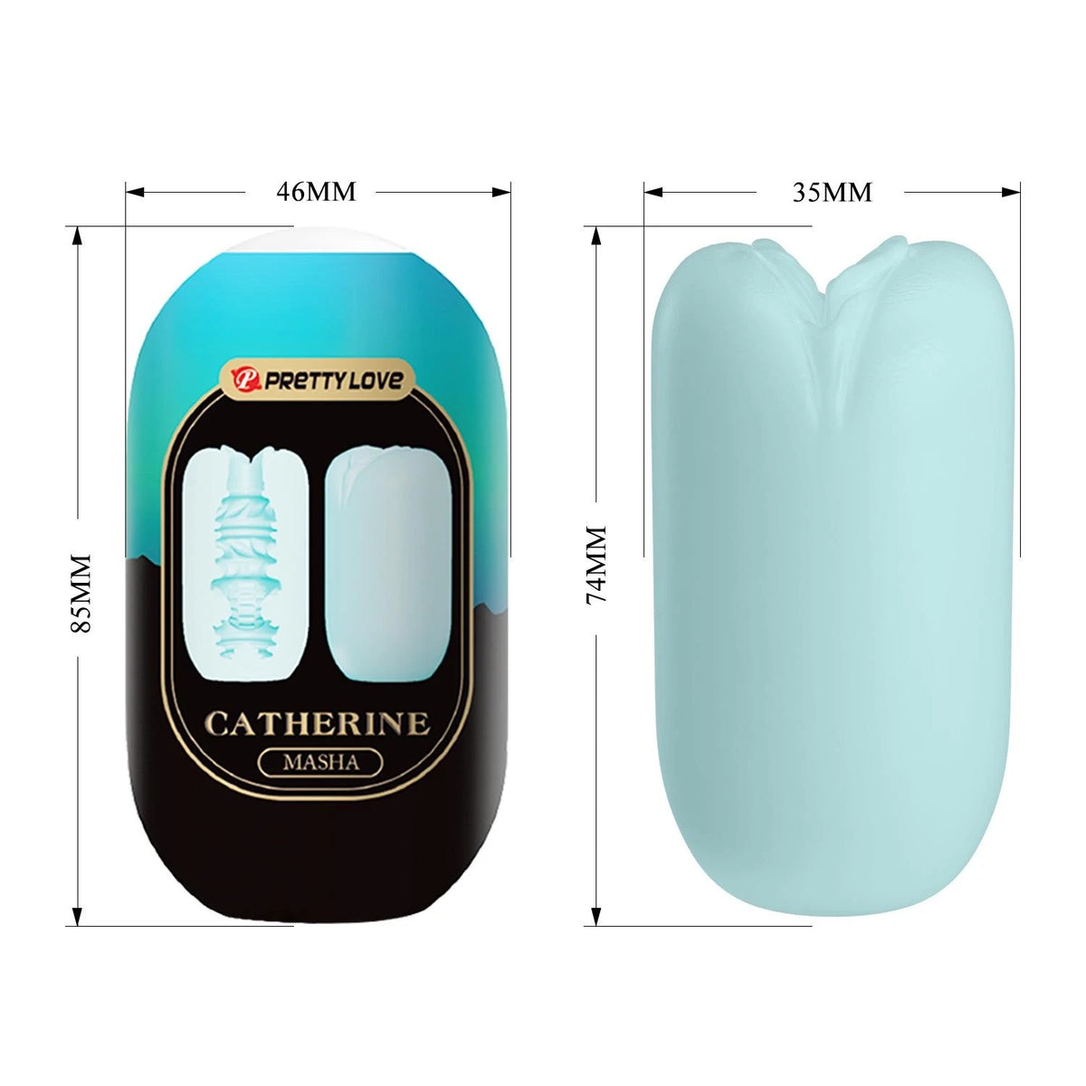 Masturbador Catherine Masha – de bolsillo BI-014931-4-1 | Pretty Love