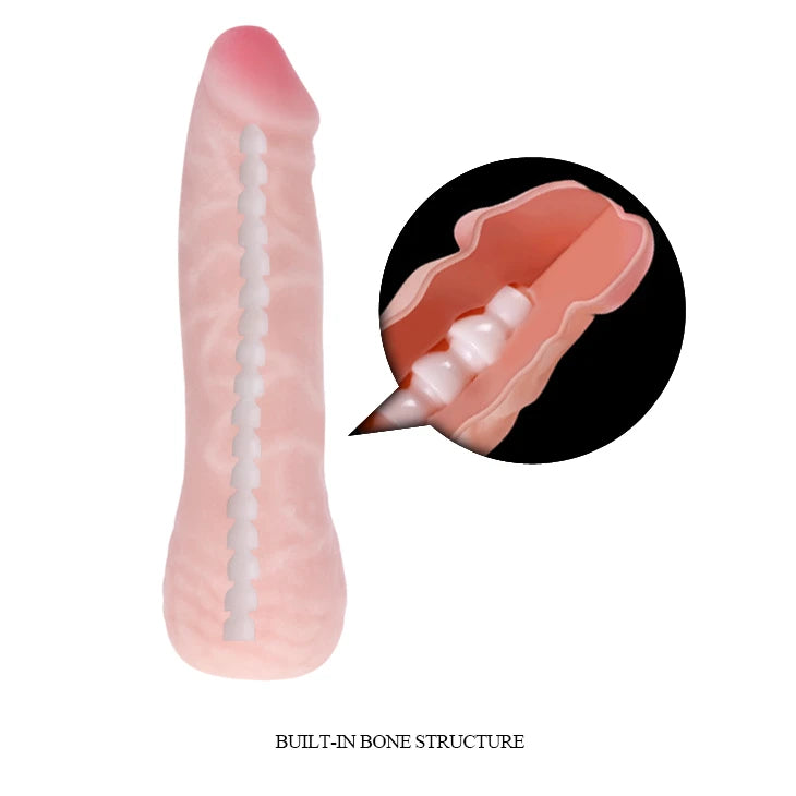 Consolador realista – vibrador, sumergible, nude | Baile