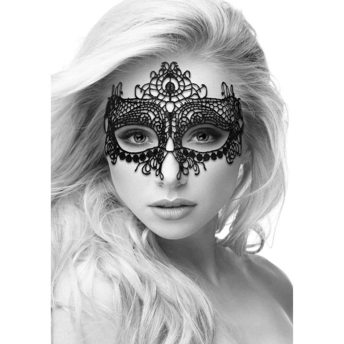 Maske Queen – schwarz 23 cm | Ouch!