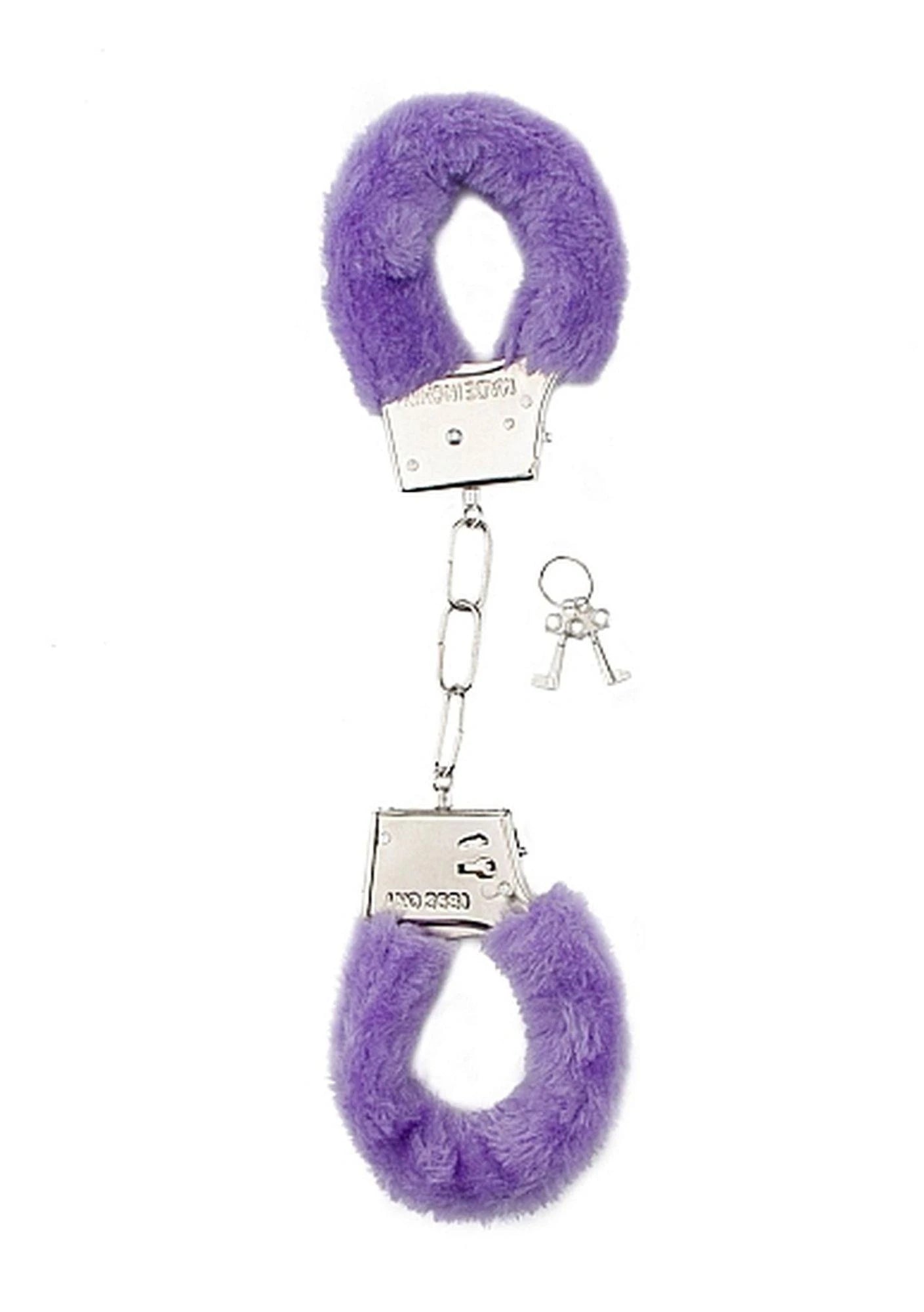 Menottes en fourrure - Violettes
