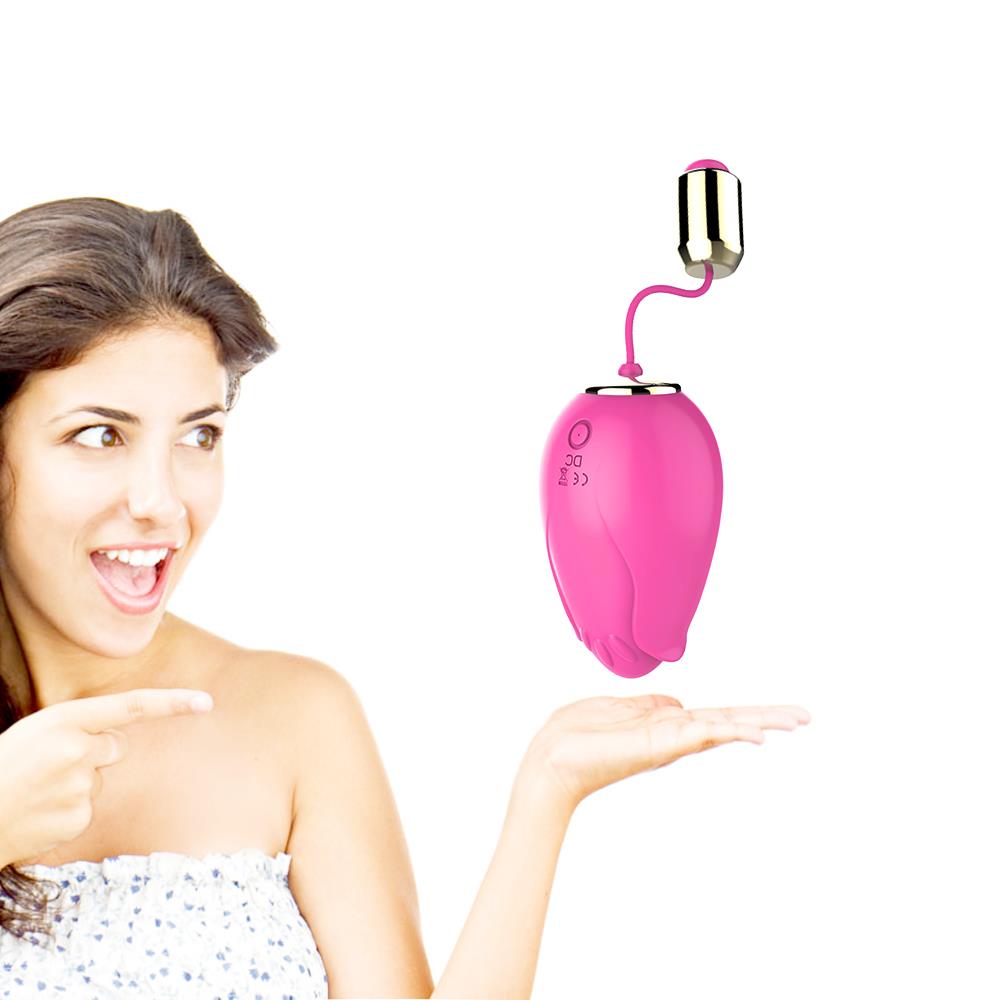 Ovetto vibrante Mandala 9 funzioni – con telecomando, ricaricabile, fucsia | Favorites
