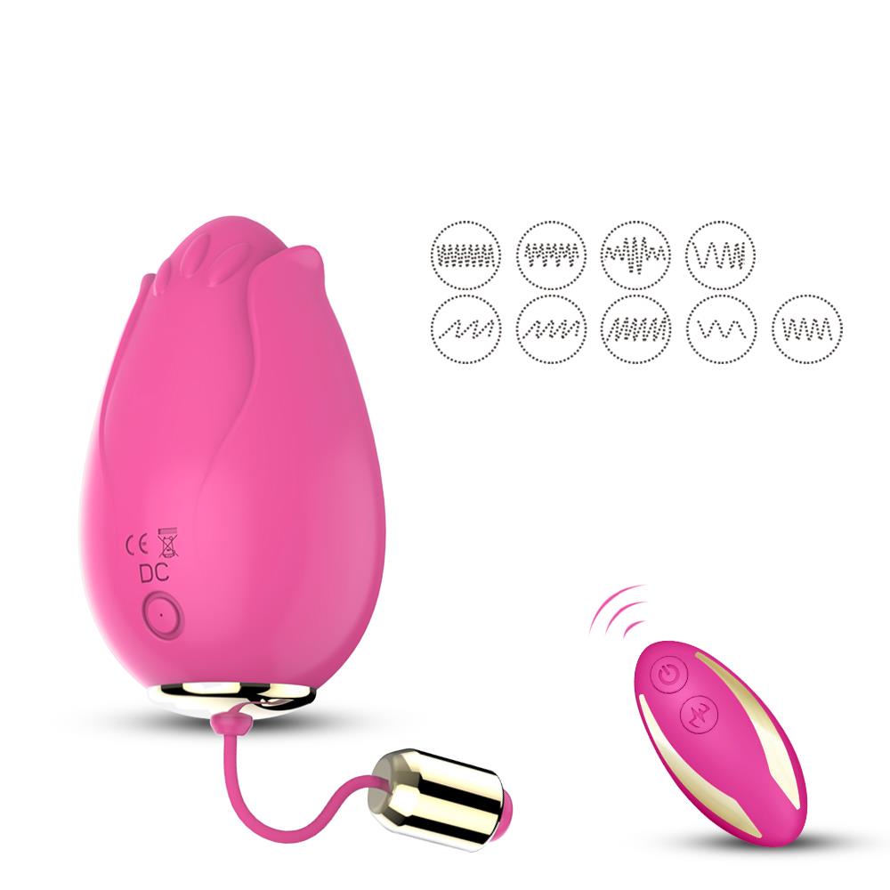 Ovetto vibrante Mandala 9 funzioni – con telecomando, ricaricabile, fucsia | Favorites