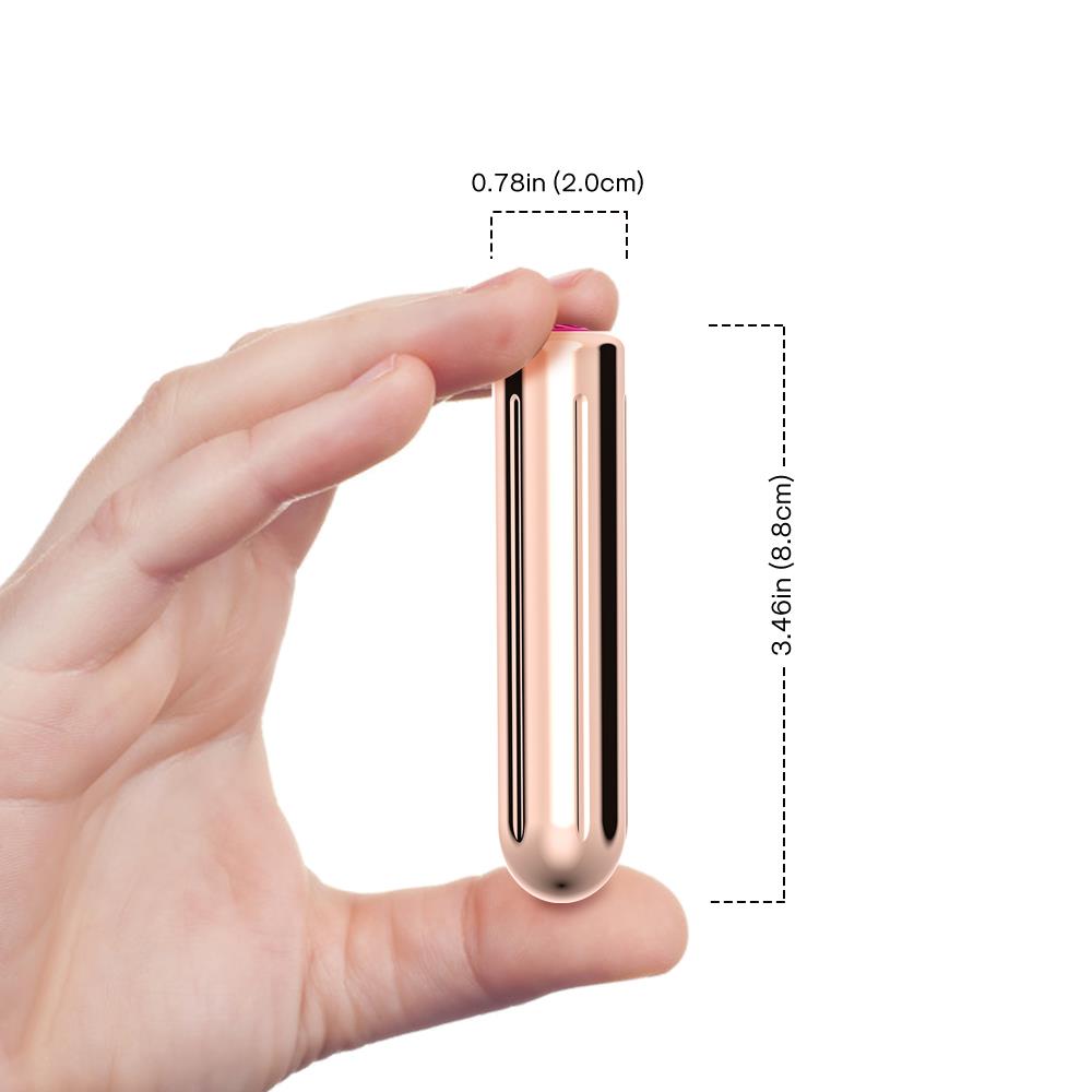 Mini vibratore Rock 9 funzioni – ricaricabile, rosa | Favorites