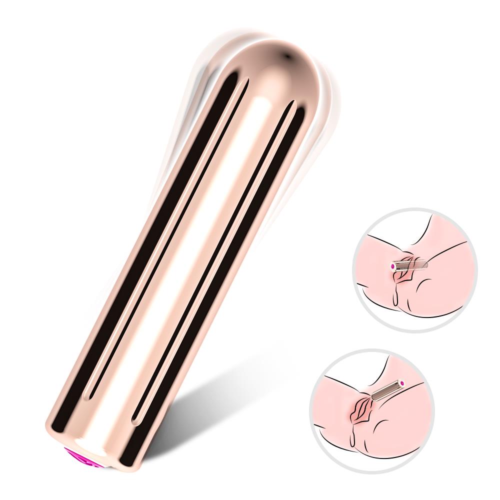 Mini vibratore Rock 9 funzioni – ricaricabile, rosa | Favorites