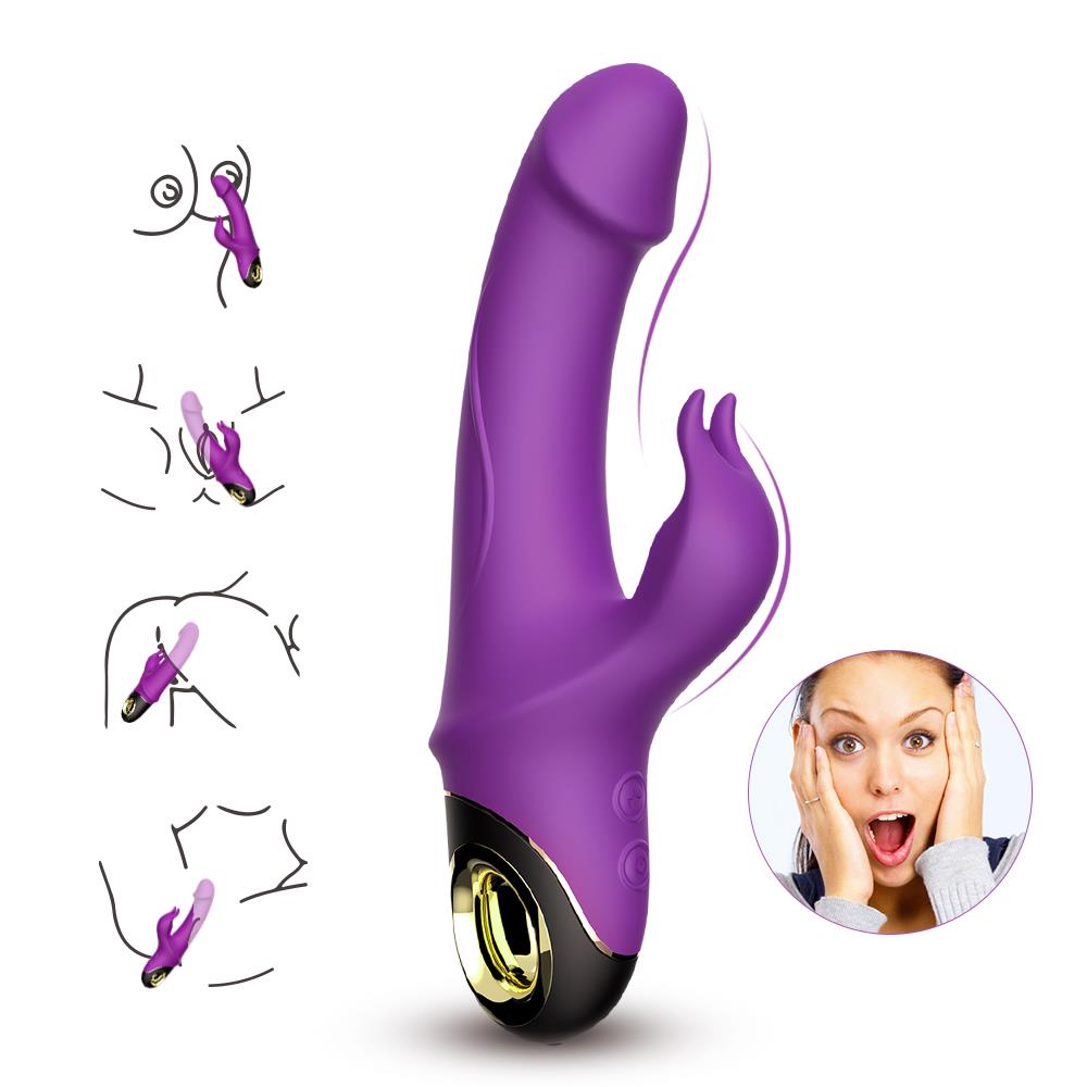 Vibrador rabbit Meteror 9 funciones – recargable, morado | Favorites