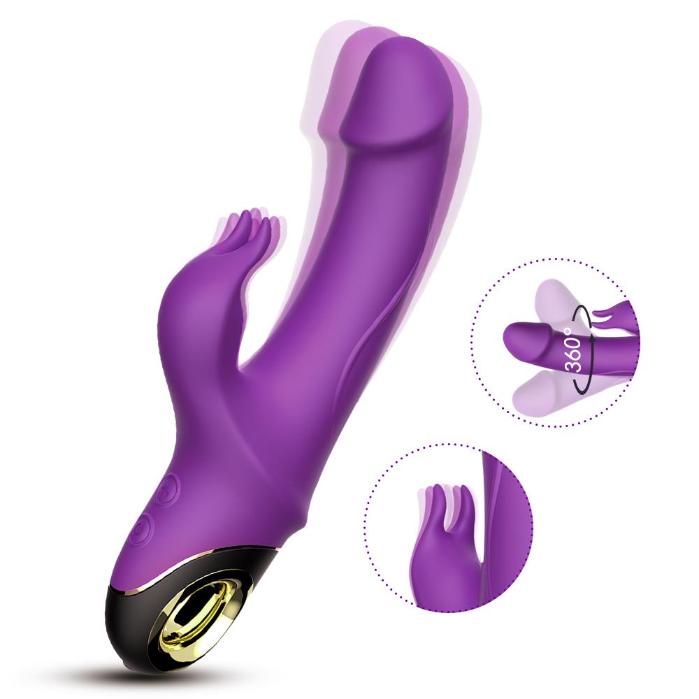 Vibrador rabbit Meteror 9 funciones – recargable, morado | Favorites