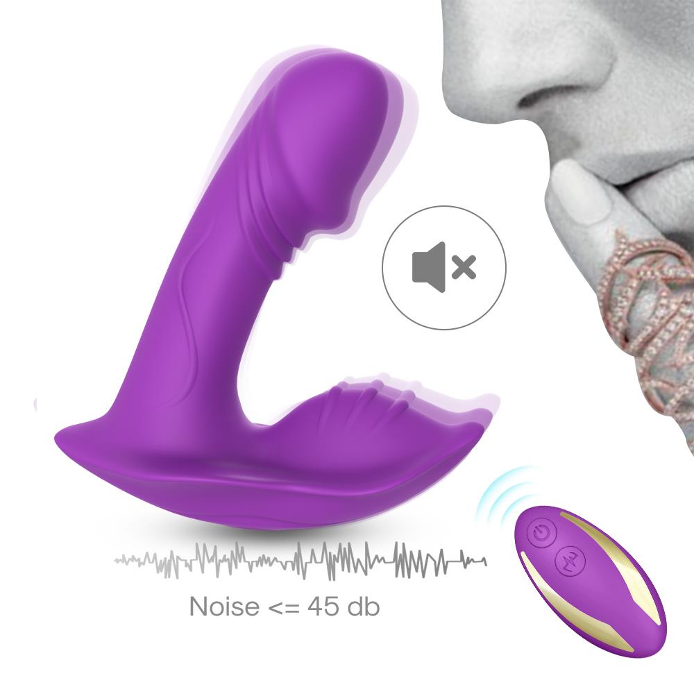 Vibrador punto G Whistle 9 funciones – con mando a distancia, recargable, morado | Favorites