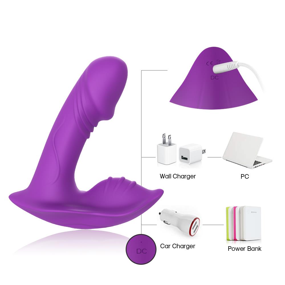 Vibrador punto G Whistle 9 funciones – con mando a distancia, recargable, morado | Favorites