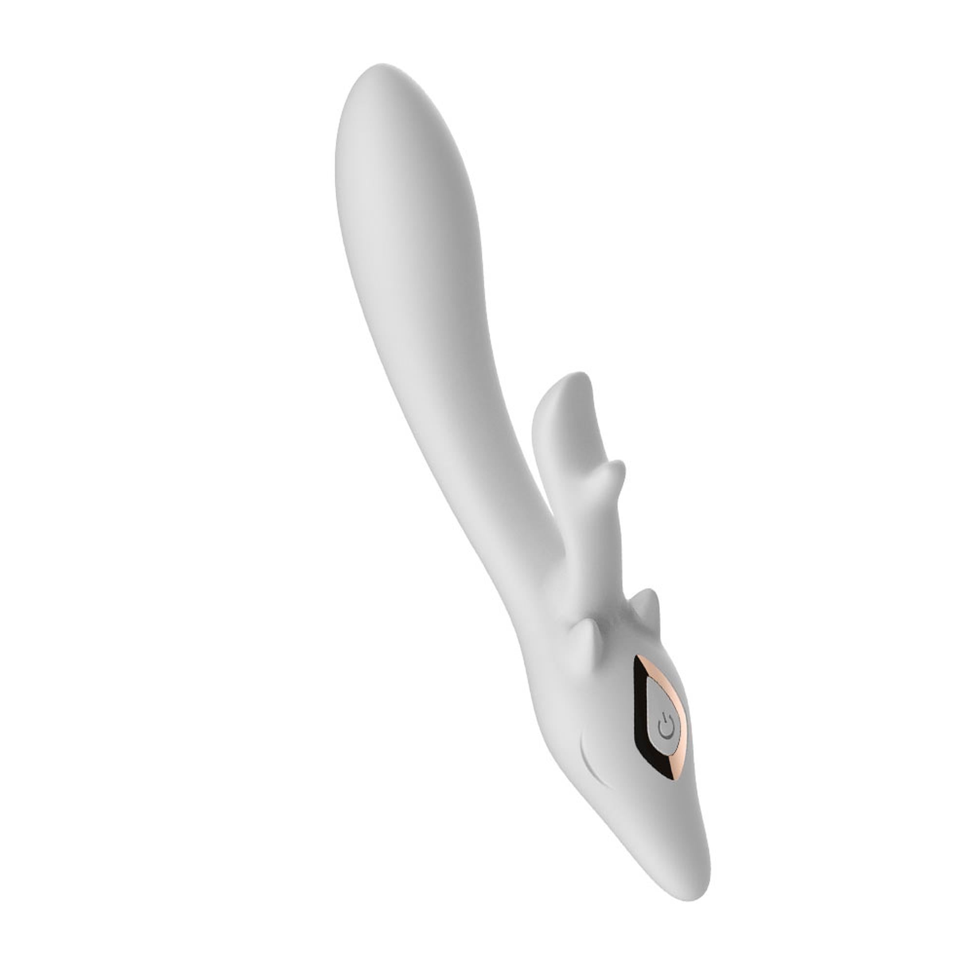 Vibrateur - Vibrateur silicone 10 fonctions de vibration blanc