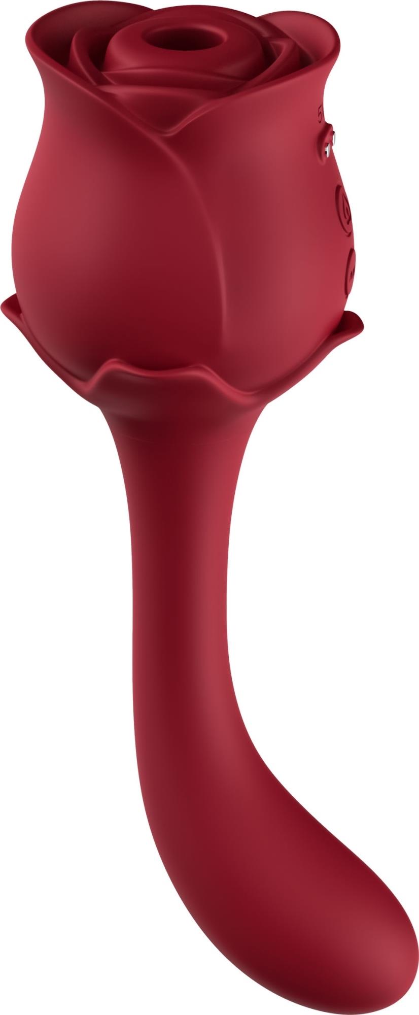 Estimulador de clitóris Blossom 9 funções – recarregável, vermelho | Favorites