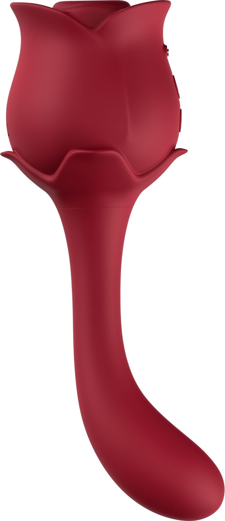 Estimulador de clitóris Blossom 9 funções – recarregável, vermelho | Favorites