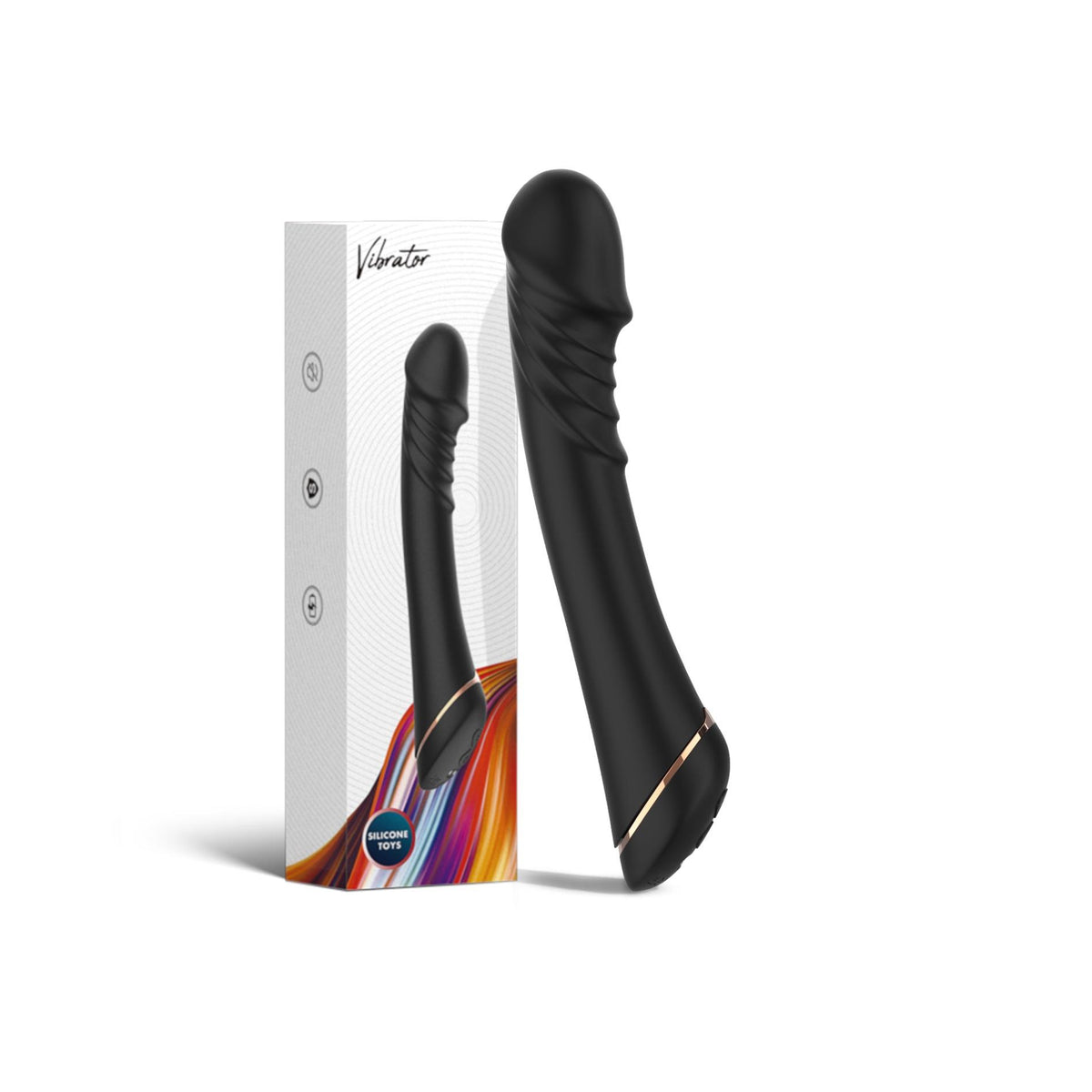 Vibrador ponto G Hancock 9 funções – recarregável, preto | Favorites