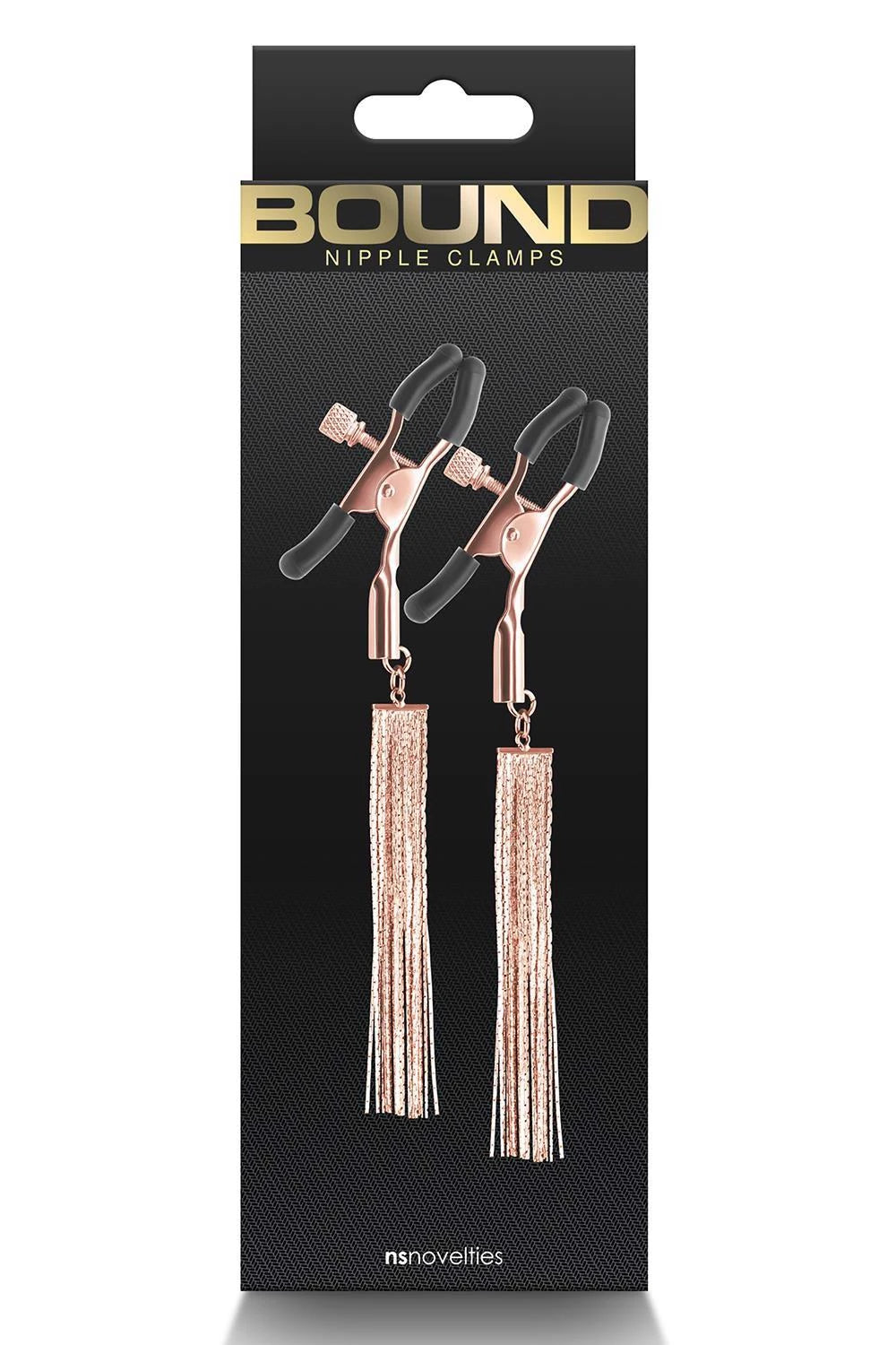 Pinces à tétons Bound Clamps D2 – dorée | NS Novelties