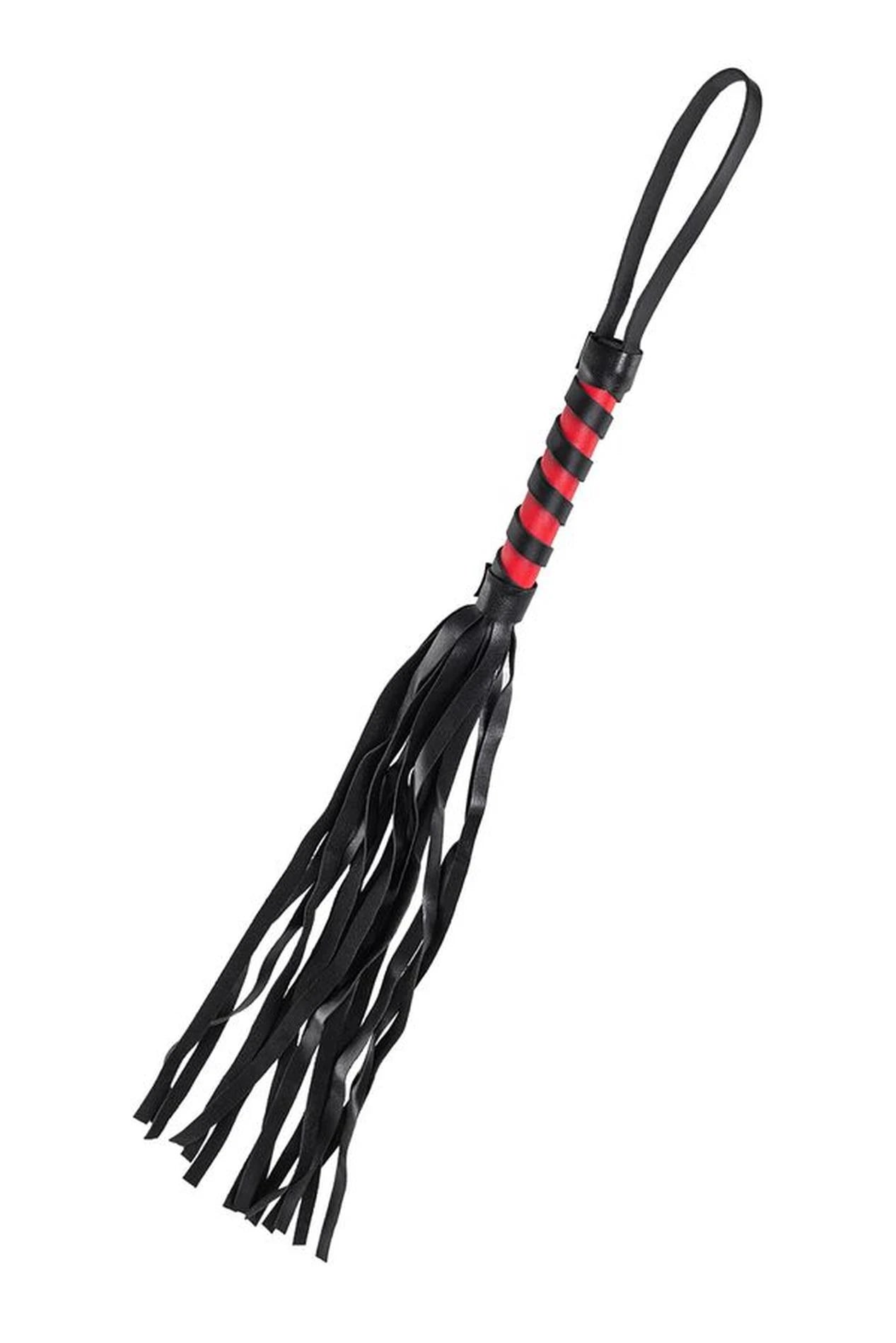 Anonymous flogger, PU leather, black, 45 cm
