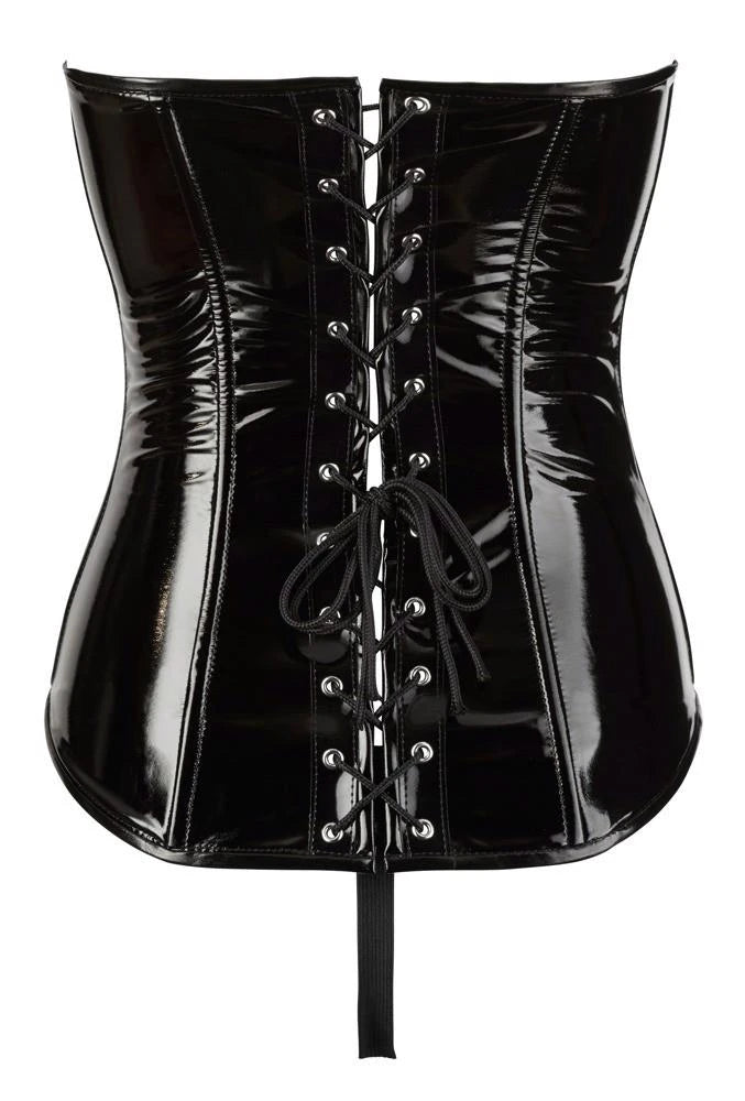 Corset – wetlook, black | Black Level