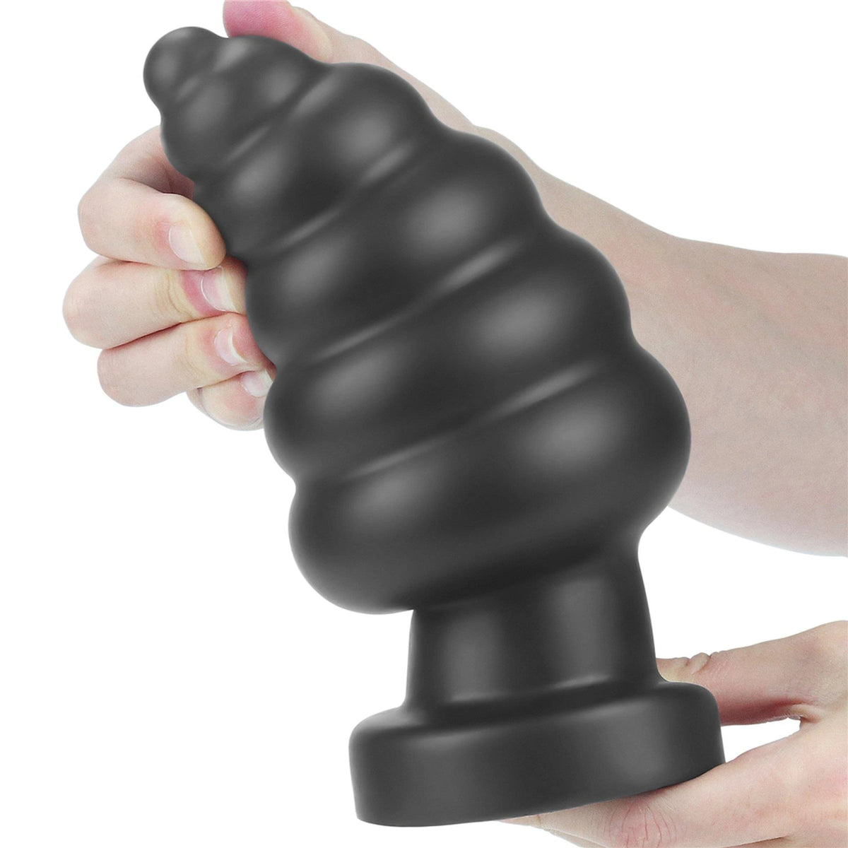 Butt plug 7″ King Sized Cracker 3 speeds – vibrating, remote control, black | Lovetoy