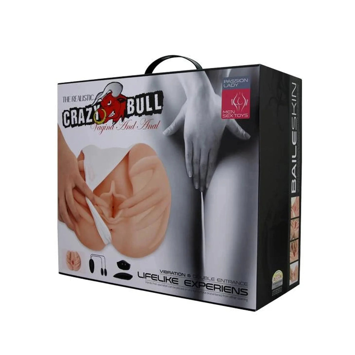 Maszturbátor – távirányítós, vibrációs, testszínű | Crazy Bull