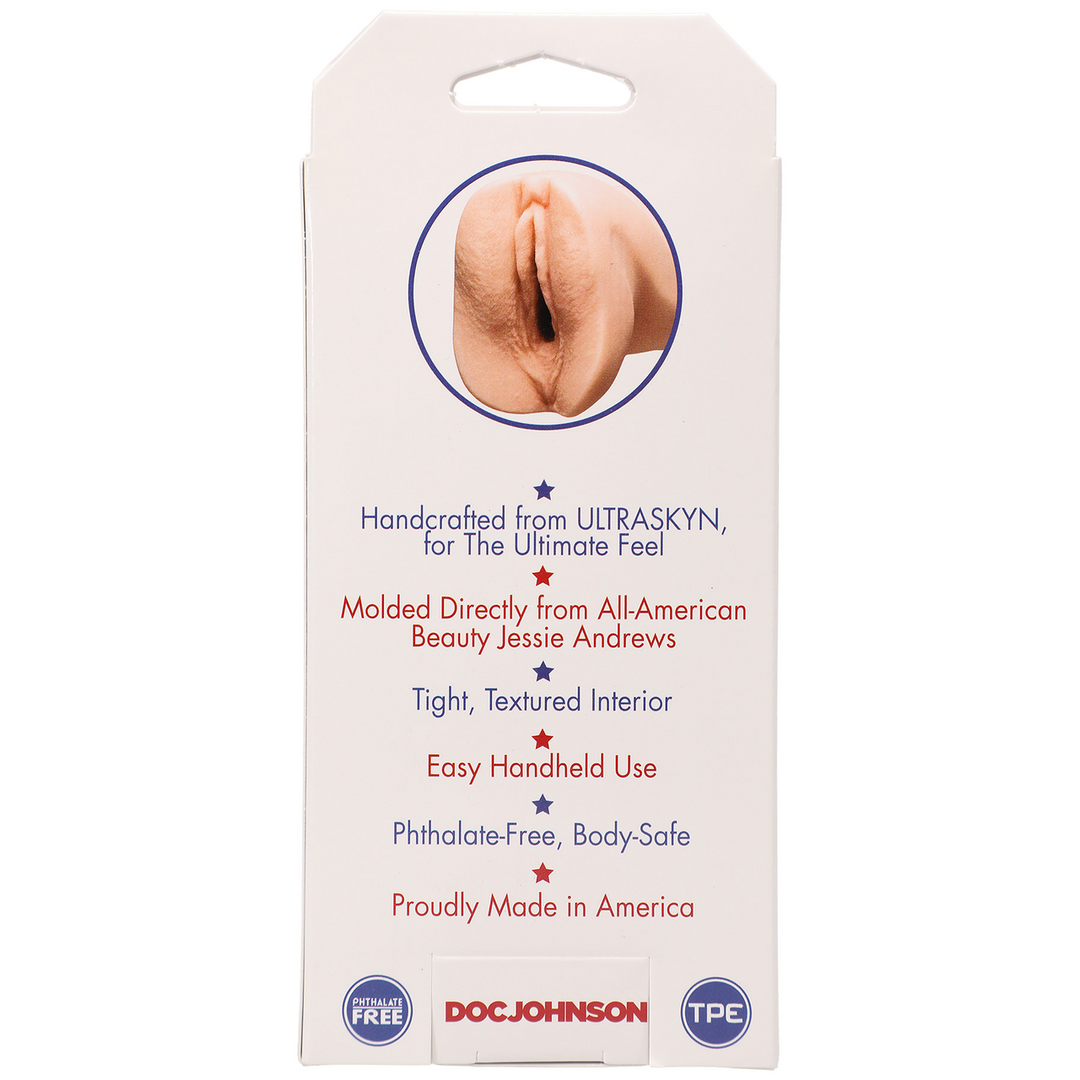 Masturbator Jessie Andrews Ultraskyn 14.5 cm – nude