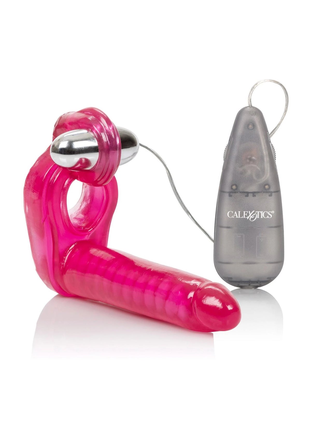 Arnés strap-on Ultimate Triple – rosa | Calexotics