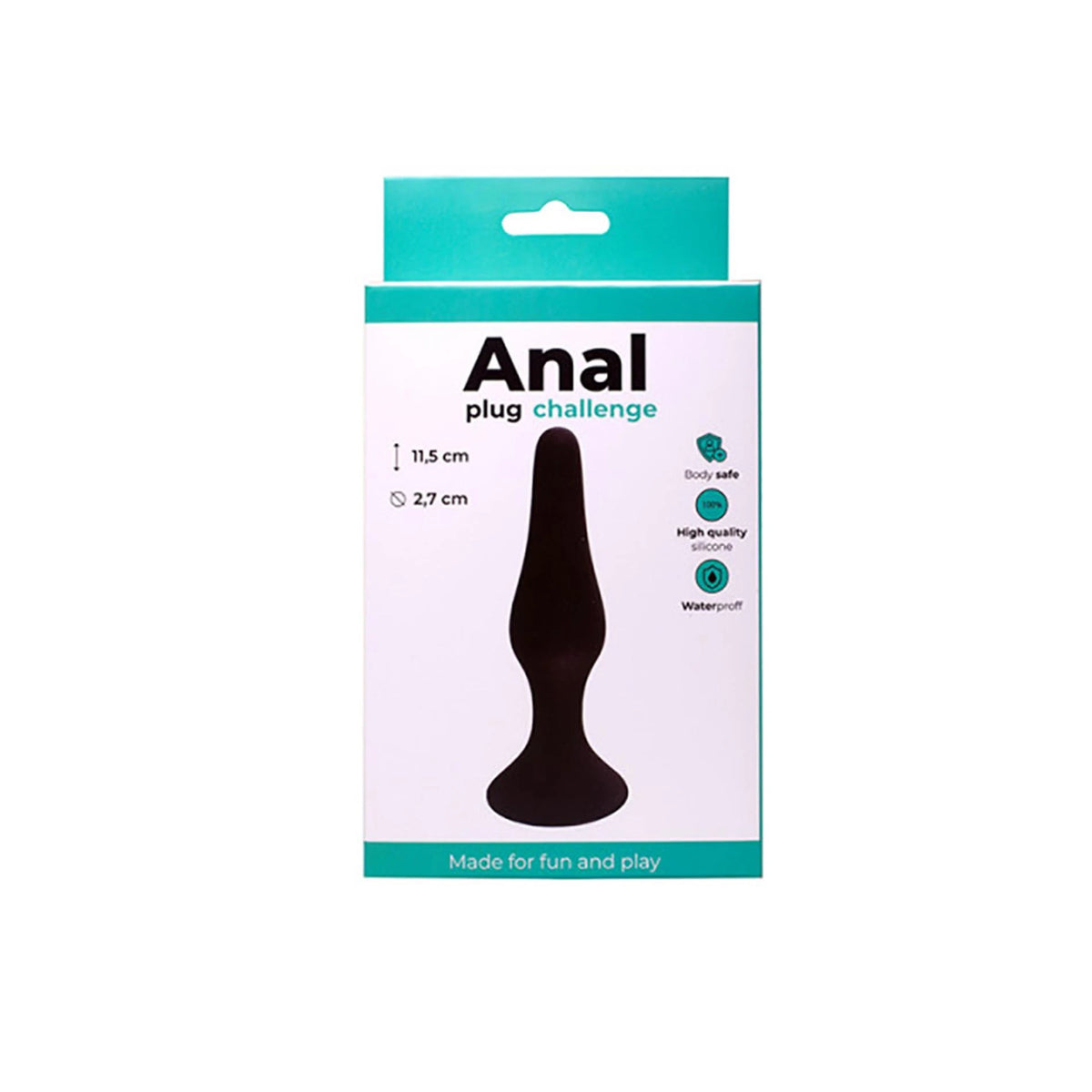 Plug anal – preto 94-FT001005 | Fantasy