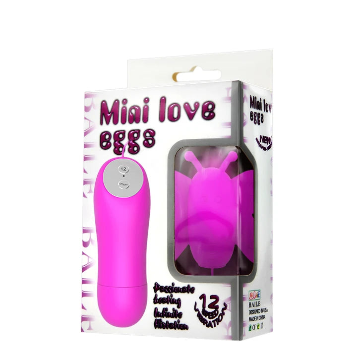 Mini vibrador 12 funções – com controlo remoto | Baile