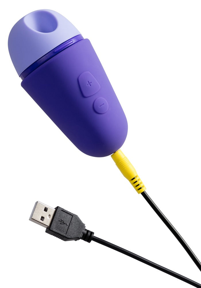 Vibrador especial 10 funciones – morado 9.5 cm | ROMP