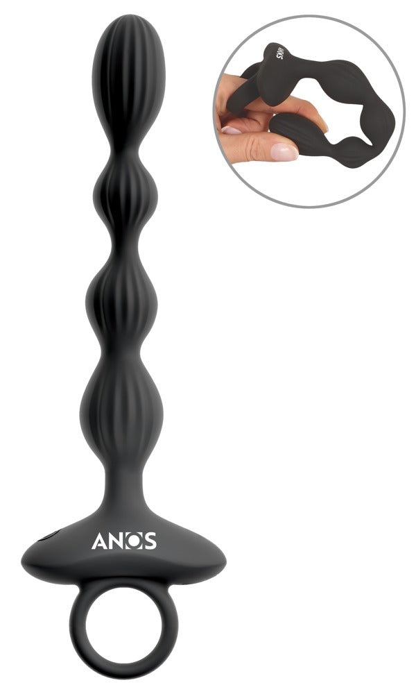 Anal beads Jumping 10 functions – black | ANOS