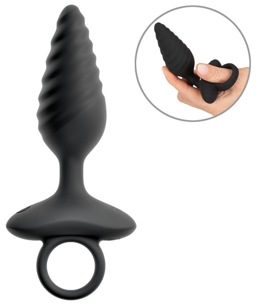 Plug anale Twisted 10 funzioni – nero | ANOS