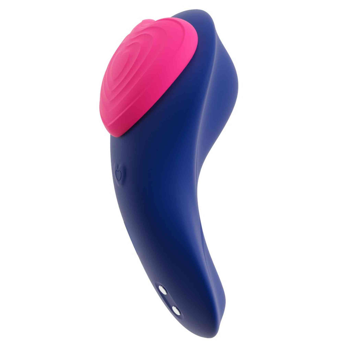Special vibrator Heart 9 functions – remote control, blue | Sweet Smile