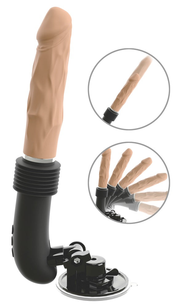 Sex machine Fucking 7 functions – remote control, black