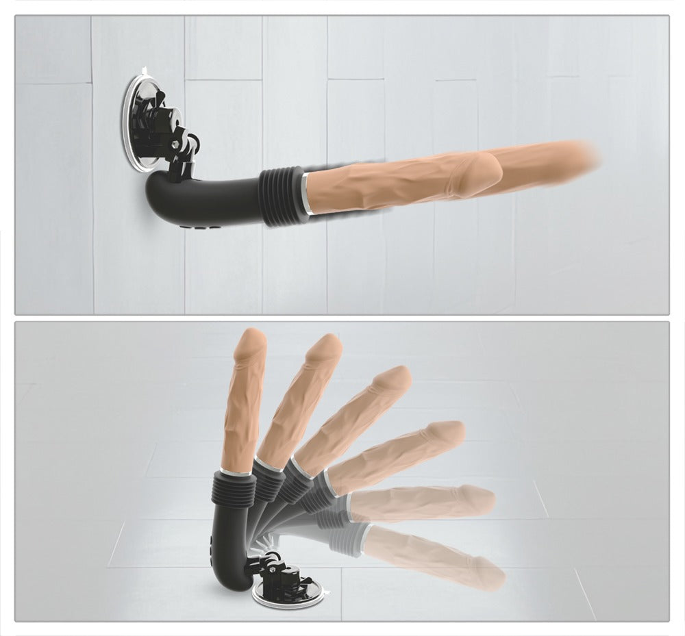 Sex machine Fucking 7 functions – remote control, black