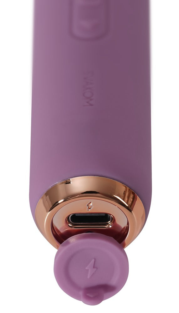 Wand massager Emma Neo 5 functions – app-controlled, purple | SVAKOM