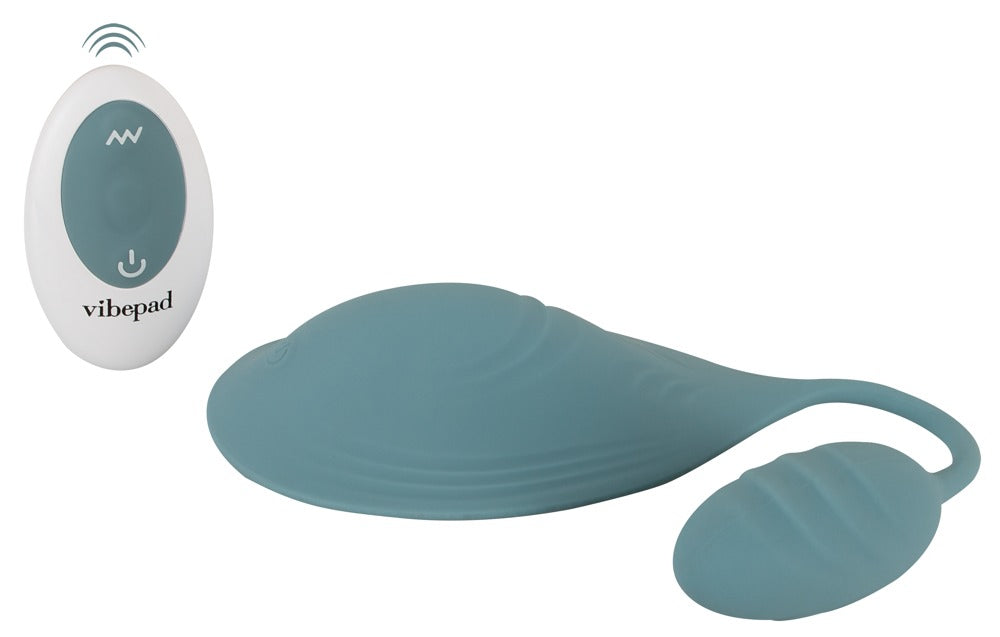 Mini vibrator 26.5 cm – remote control, blue | vibepad