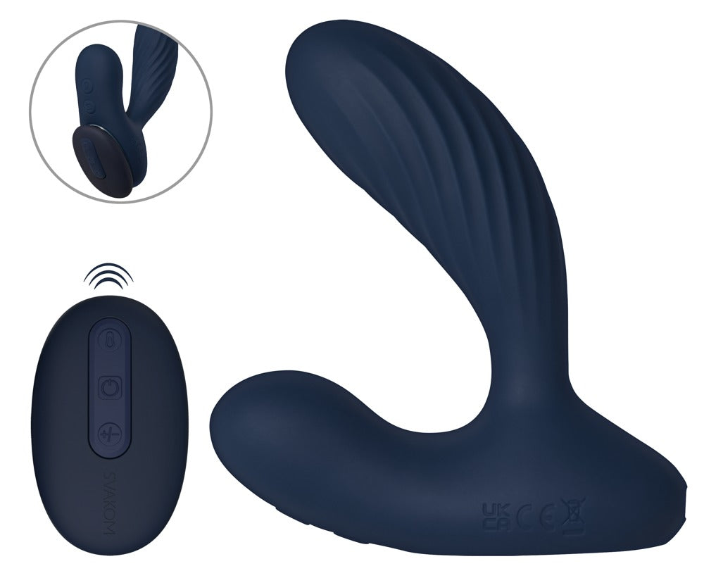Vibrador anal Vick Neo 2 5 funções – controlado por app, preto | SVAKOM