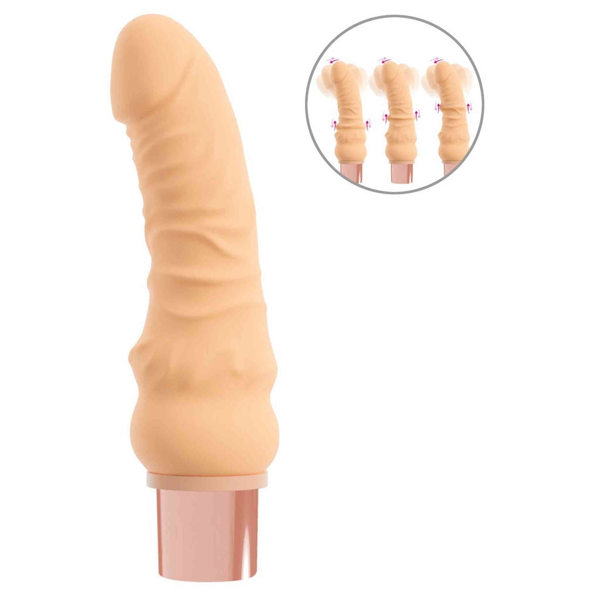 Vibrador realista Selon 12 funciones – nude | beau coeur
