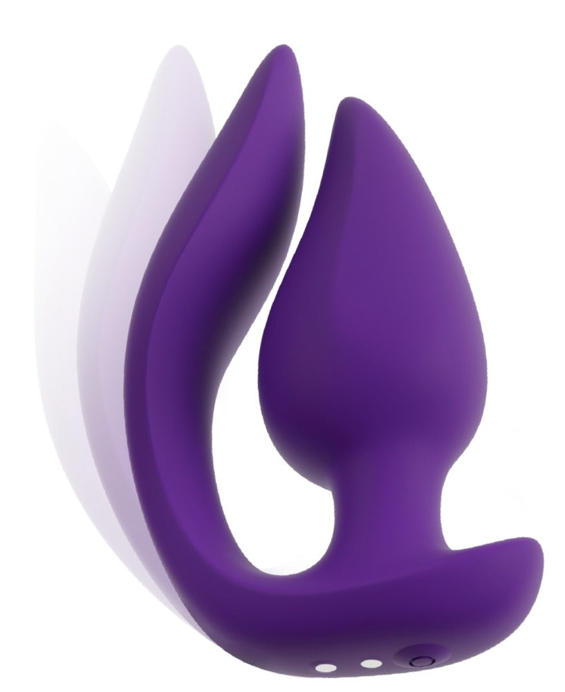 Butt plug 7 functions – remote control, purple | Sweet Smile