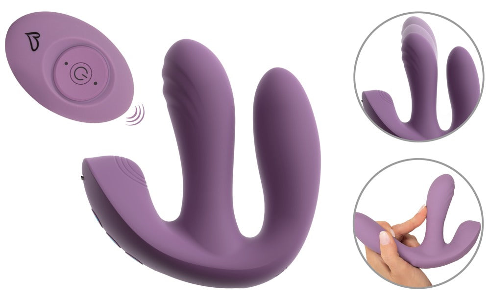 Vibratore speciale Mireva Triple 3 funzioni – con telecomando, viola | beau coeur