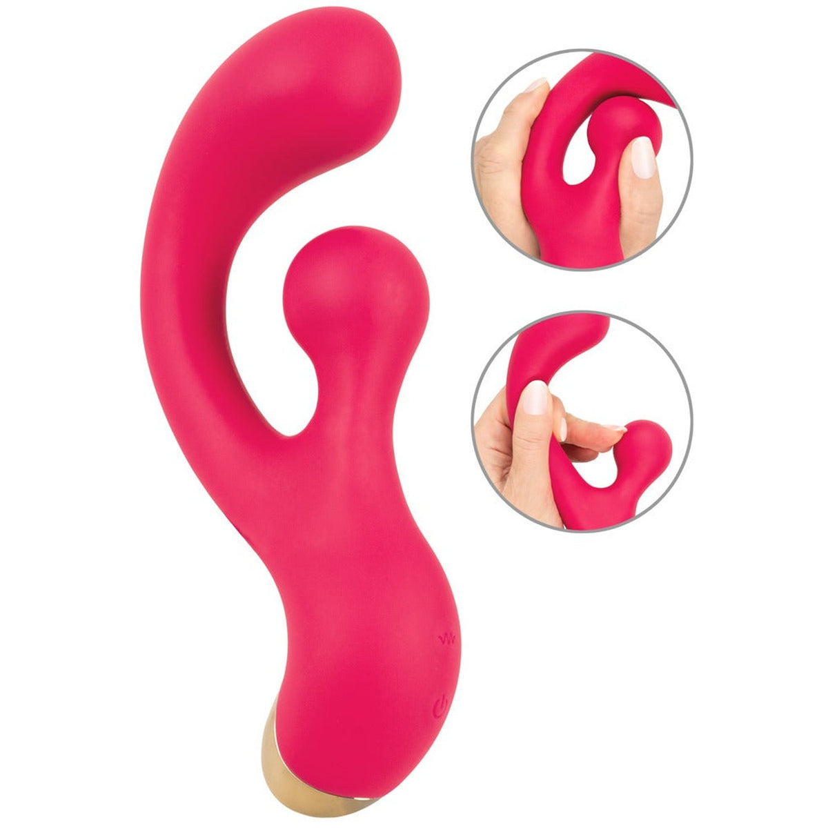 G-spot vibrator 10 functions – rotating, fuchsia | Sweet Smile