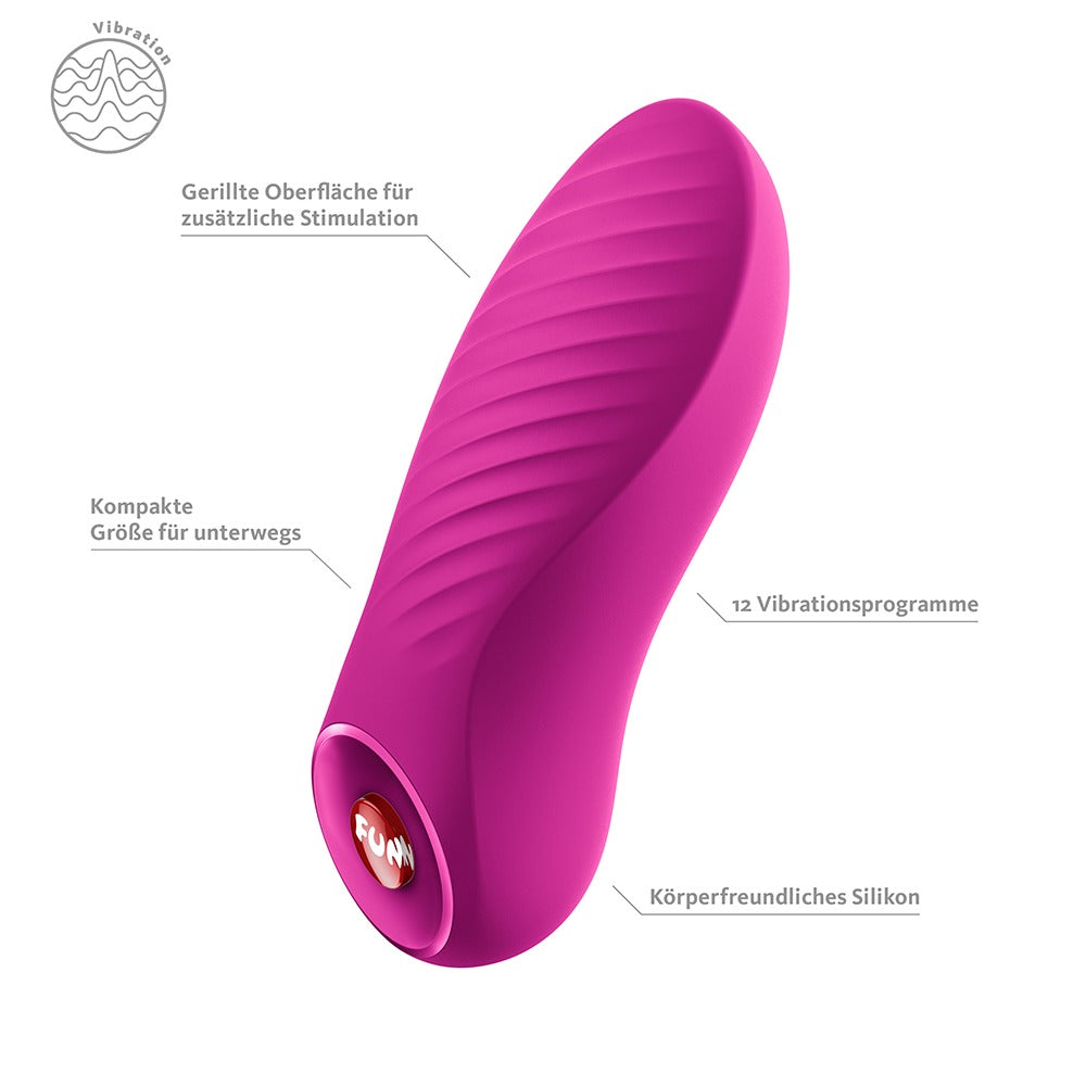 Mini vibratore Bijou 12 funzioni – rosa | Fun Factory