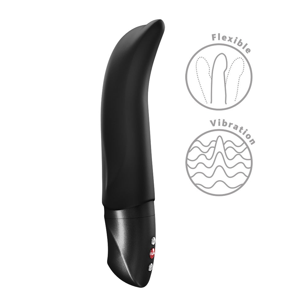 Rabbit vibrator Diva Dolphin 6 functions – black | Fun Factory