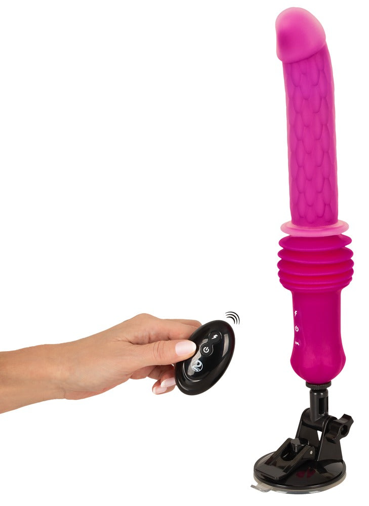 Sex machine Fucking 10 funzioni – con telecomando, riscaldante, rosa