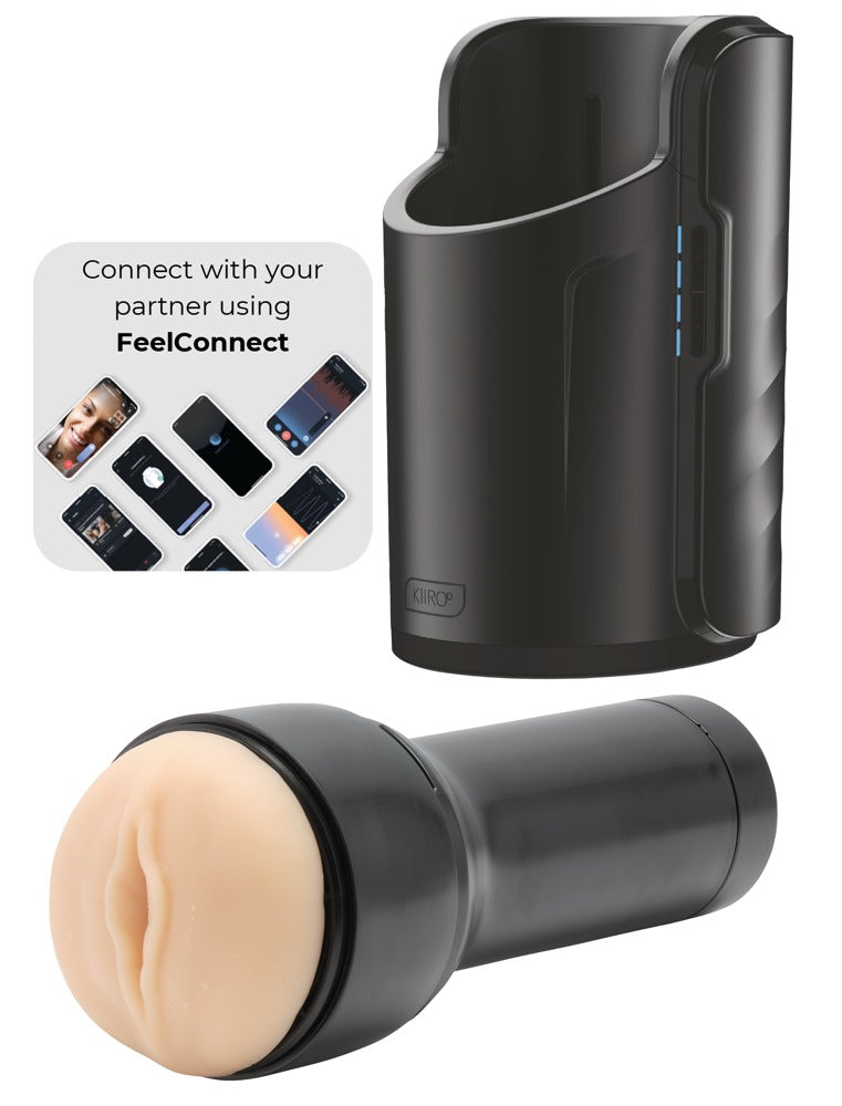 Masturbatore Keon WiFi Combo 22 cm – nero | Kiiroo