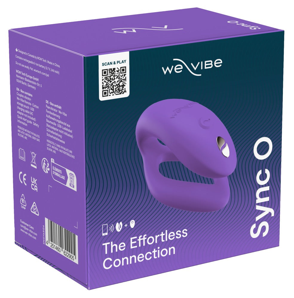 Vibratore classico SyncO 8 cm – viola | We-Vibe
