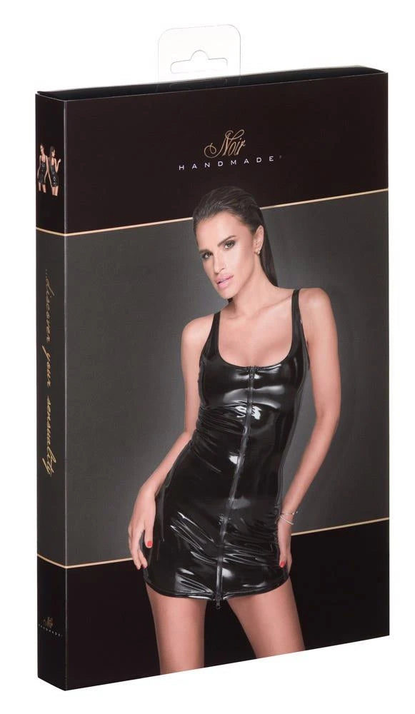 Robe Vinyle Noire XL