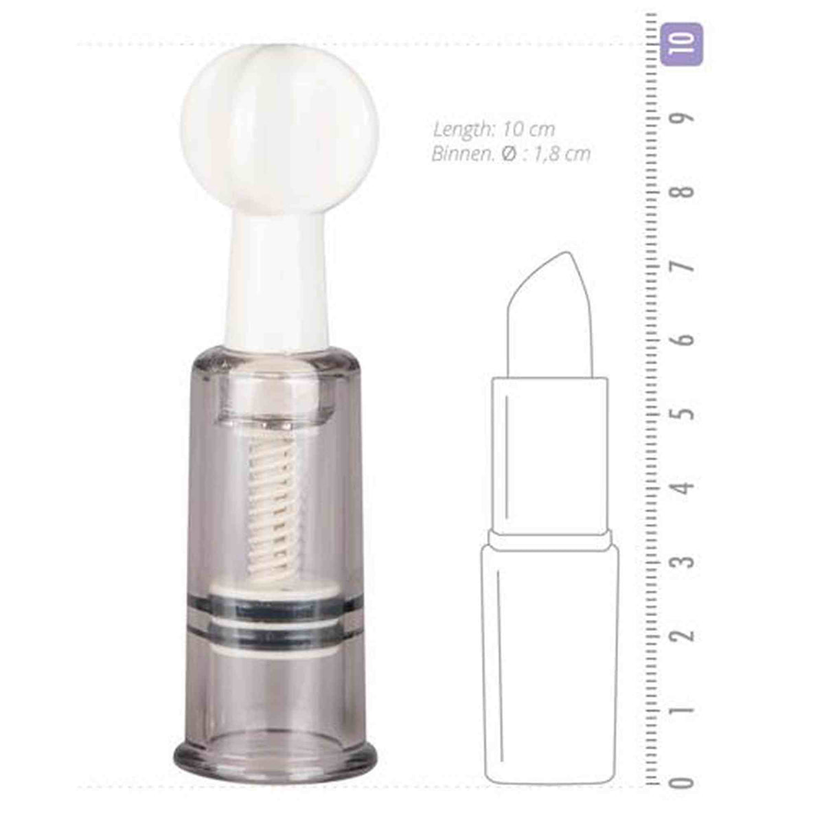 Pompe à tétons Suckers – transparente 55-ET043CLR | EasyToys