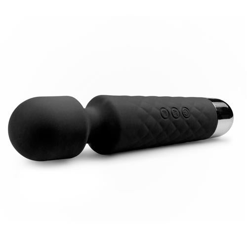 Massaggiatore wand Różdżka – ricaricabile, nero | EasyToys