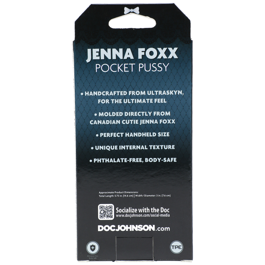 Masturbator Jenna Foxx Ultraskyn 14.6 cm – Taschenformat, braun | Doc Johnson