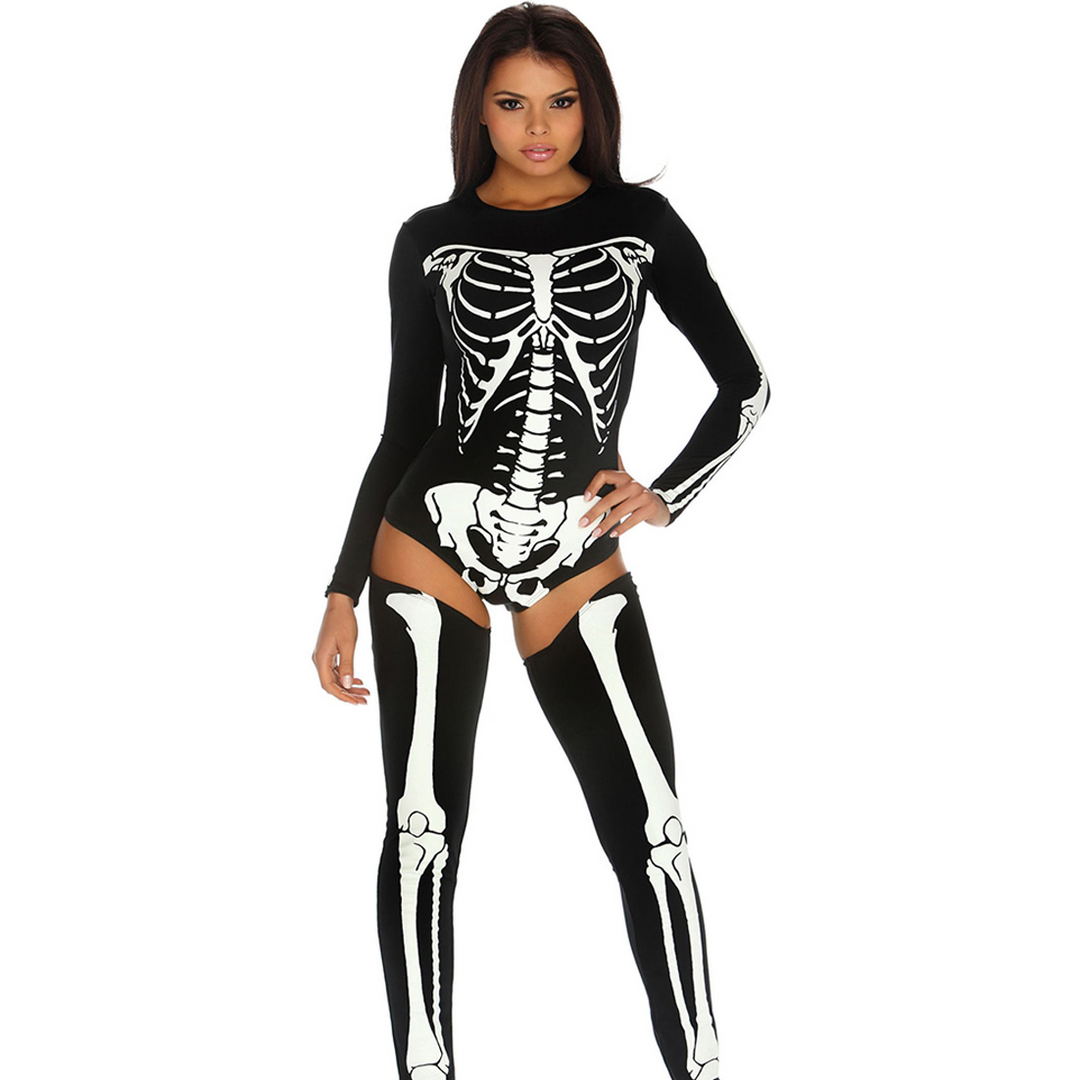 Bad to the Bone - Déguisement de squelette sexy - L/XL
