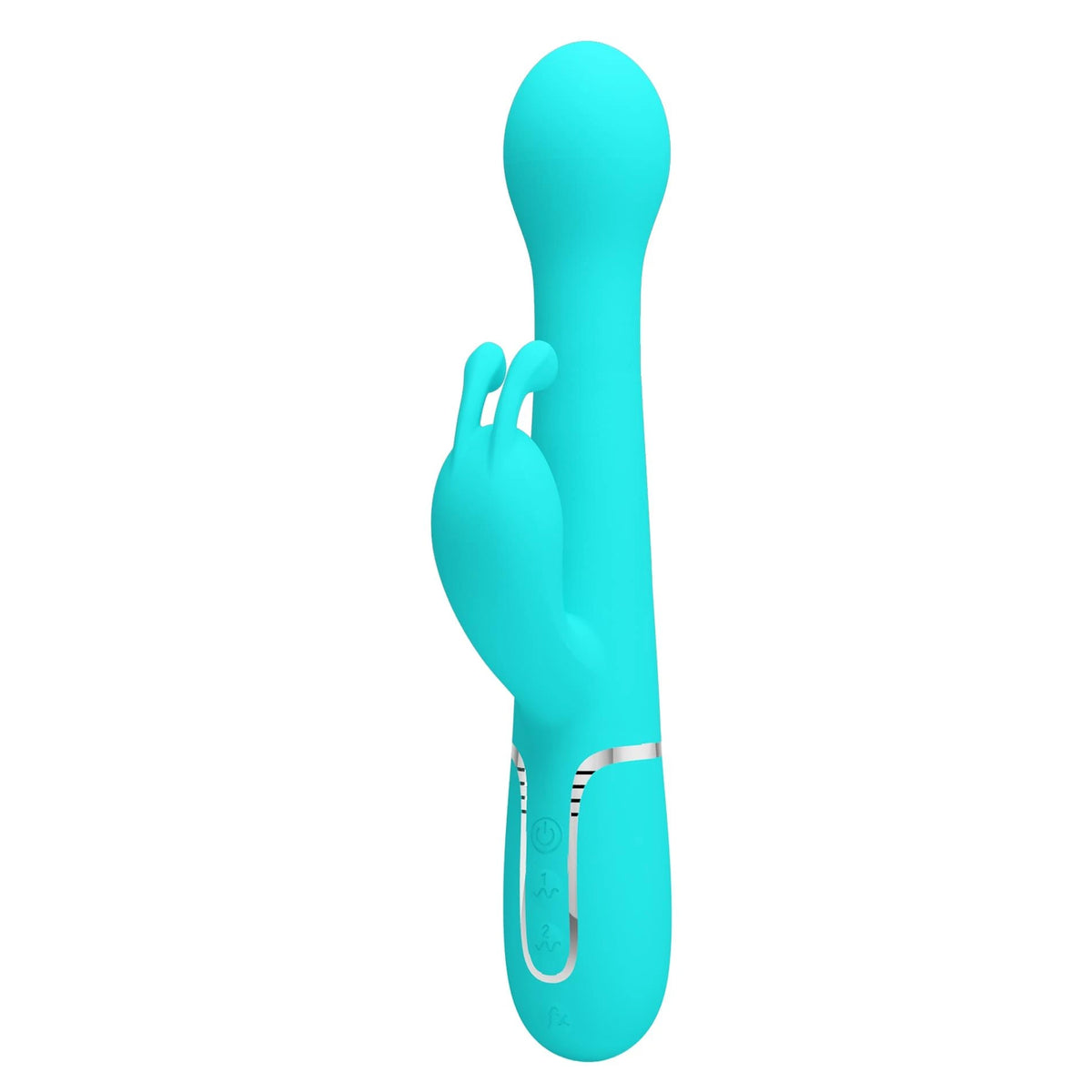 Vibrador rabbit Dejon Twinkled Tenderness 4 7 funções – com impulso, rotativo, azul claro | Pretty Love